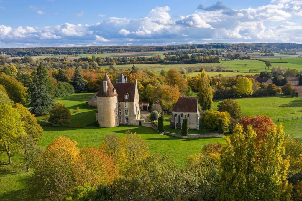 مبيت وإفطار Corbon  Chambre Jaune Manoir De La Vove Perche المظهر الخارجي الصورة